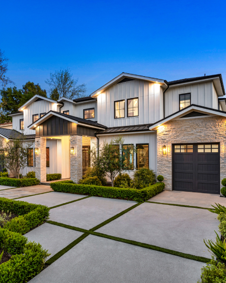 Modern home exterior